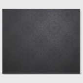 Zwarte siermandala cadeaupapier (Vlak)