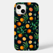 Zwarte Sinaasappels Vruchten | iPhone 14 Hoesje-Ma Case-Mate iPhone Case (Achterkant)