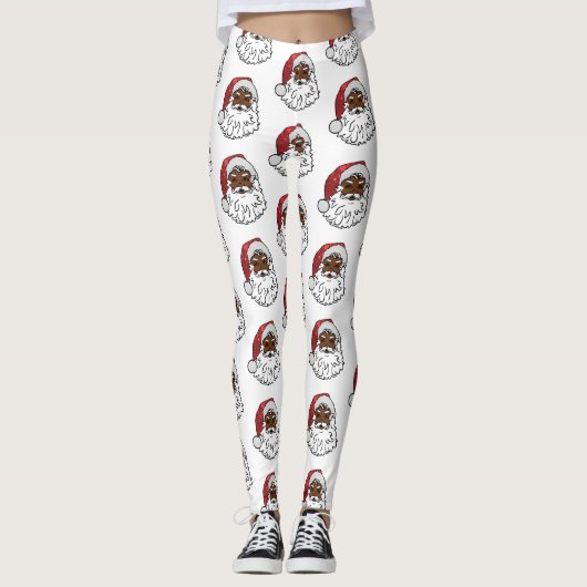 zwarte sinterklaas leggings (Voorkant)