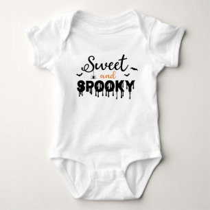 Zwarte Sinterklaas Vleermuis Oranje Typography Romper
