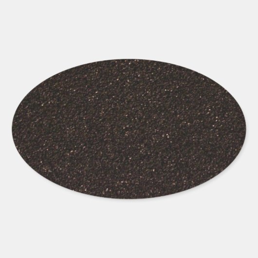 Zwarte Skateboard Griptape Ovale Sticker (Voorkant)