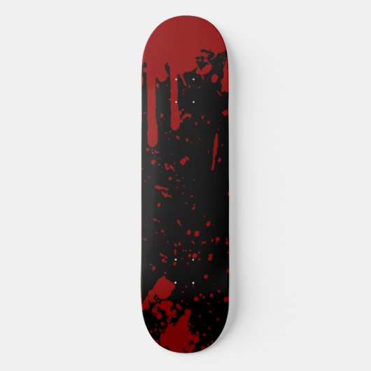 Zwarte-skateboard van Bloody Skateboard (Voorkant)