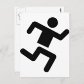 zwarte slager briefkaart (Voorkant / Achterkant)