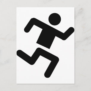 zwarte slager briefkaart