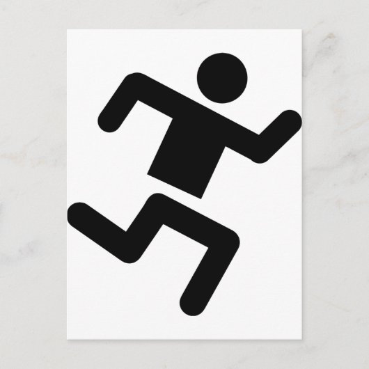 zwarte slager briefkaart (Voorkant)