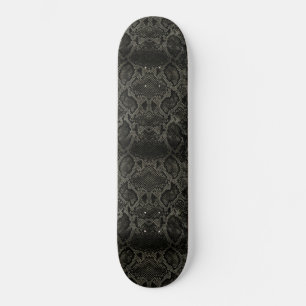 Zwarte slang afdrukken skateboard