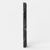 Zwarte slang met diamantpatroon Case-Mate iPhone case (Achterkant/links)