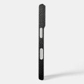 Zwarte snakeskin Case-Mate iPhone case (Achterkant / Rechts)