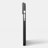 Zwarte snakeskin iPhone hoesje (Linkerkant)