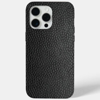 Zwarte snakeskin iPhone 15 pro max hoesje