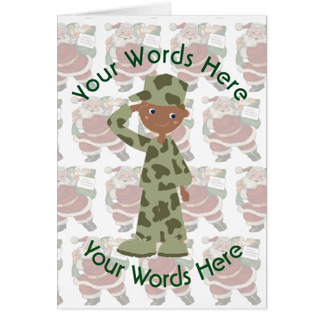 Zwarte Soldaat - Aangepast kerstfeest (Voorkant)