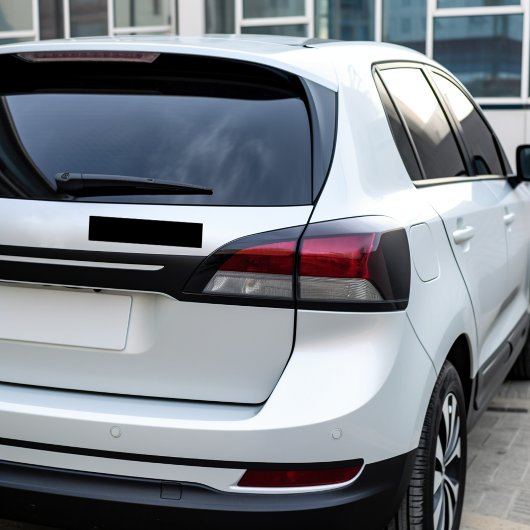 Zwarte, Solid Color Bumpersticker