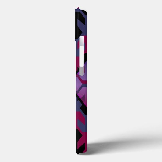 Zwarte Spacecrafts en Arrow-monogram Case-Mate iPhone Case (Achterkant / Links)