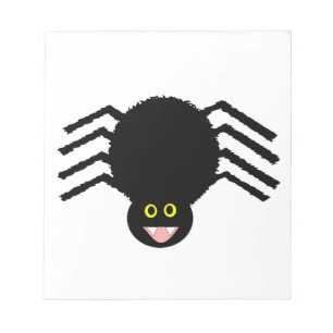 Zwarte Spider Notitieblok