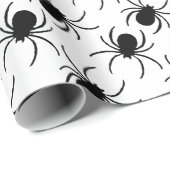 zwarte spinhalloween cadeaupapier (Rol Hoek)