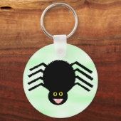 Zwarte spinnen sleutelhanger (Voorkant)