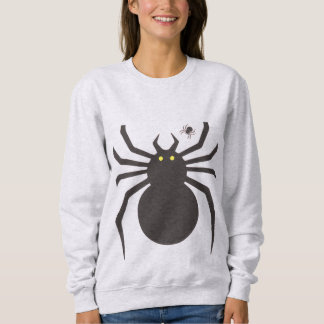Zwarte Spinnen Sweater – Minimalistische Griezels