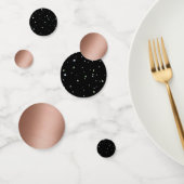 Zwarte sprankeling confetti (Groep)