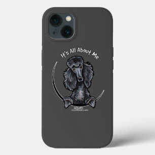 Zwarte Standaard Poodle Het Gaat Allemaal Over Mij iPhone 13 Hoesje