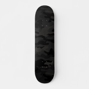 Zwarte Stealth Camo Skateboard