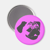 Zwarte stekker magneet (Voorkant / Achterkant)