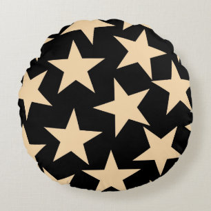Zwarte sterren kussen voor elegante home decor