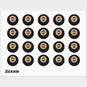 zwarte Sticker (Vel)
