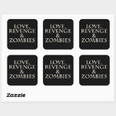 Zwarte Stickers (Vel)