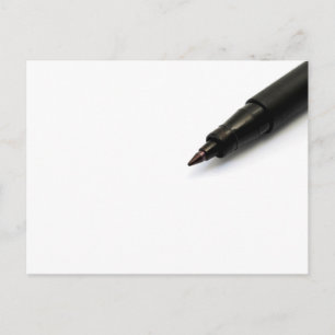 Zwarte stip briefkaart