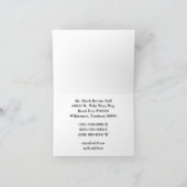 Zwarte stip in bloemen - Westerne adreswijziging Aankondiging (Binnen)