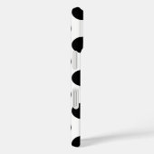 Zwarte Stippen Case-Mate iPhone Case (Achterkant / Rechts)