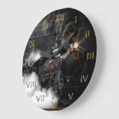 Zwarte-stoomlocomotief Grote Klok (Hoek)