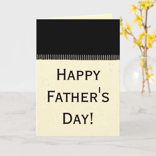 Zwarte strepen ~ Kaart (Gele Bloem)