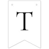 Zwarte strik bindt de knoop bruidsdouche banner (Tweede vlag)