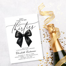 Zwarte strik om haar dertigste verjaardag af te bi