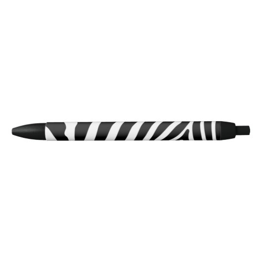Zwarte strip pen - Zebra Print - zwarte inkt (Voorkant)