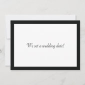 Zwarte Stripe Border (Voorkant)