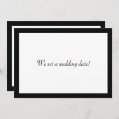 Zwarte Stripe Border (Voorkant / Achterkant)