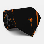 Zwarte stropdas 2 (Opgerold)