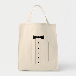 Zwarte Stropdas Tuxedo Tote Bag