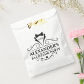 Zwarte Stropdas van Bachelor Party Bedankzakje (Gezegeld)