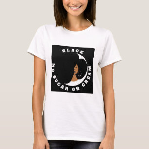 Zwarte suiker of room t-shirt