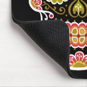 Zwarte Suiker Schedel Muismat (Hoek)