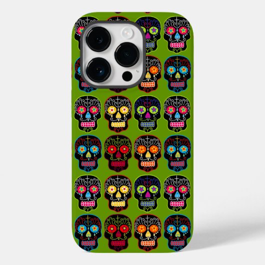 Zwarte Suikerhuid Case-Mate iPhone Case (Achterkant)