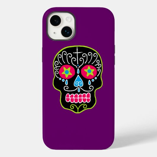 Zwarte Suikerhuid Case-Mate iPhone Case (Achterkant)