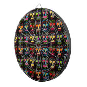 Zwarte Suikerhuid Dartbord (Voorkant Rechts)