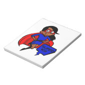 zwarte super mama notitieblok (Gedraaid)