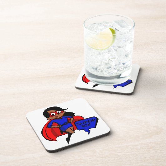 zwarte supermoeder drankjes onderzetter (Rechterzijde)