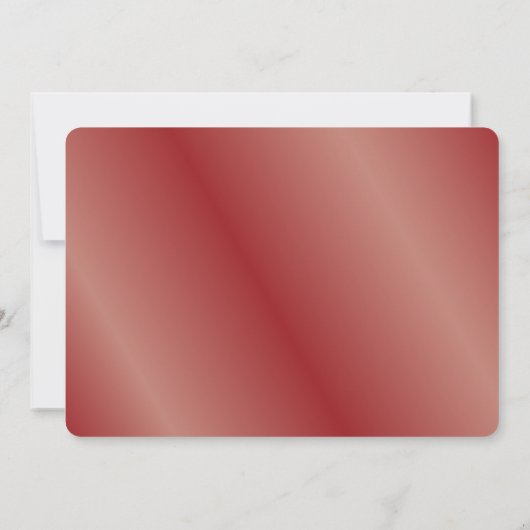 Zwarte Swirl & Robijn 40e huwelijksjubileum Kaart (Achterkant)