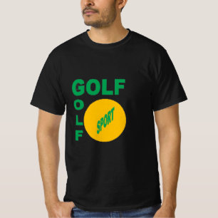 Zwarte T-shirt DESIGN GOLF SPORT